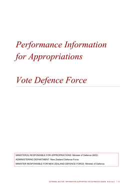 Vote Defence Force
