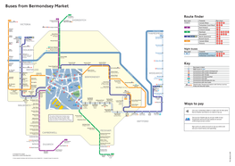 Buses from Bermondsey Market