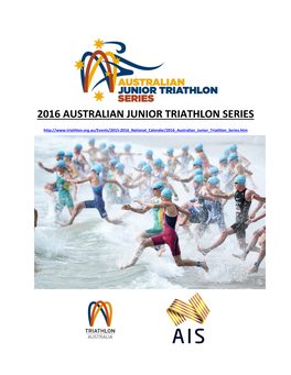 2016 Australian Junior Triathlon Series