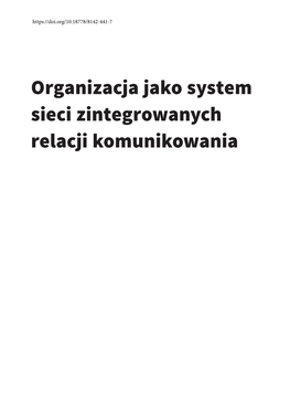 Zalewska Organizacja Jako System.Pdf