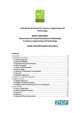 Irish Research Council for Science, Engineering and Technology