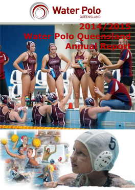 2014/2015 Water Polo Queensland Annual Report