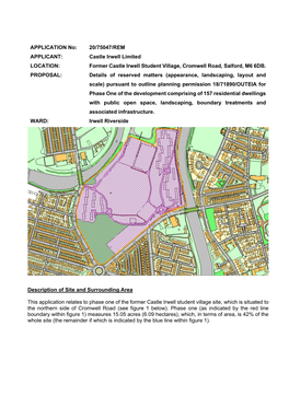 Former Castle Irwell Student Village, Cromwell Road, Salford, M6 6DB