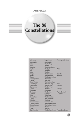 The 88 Constellations