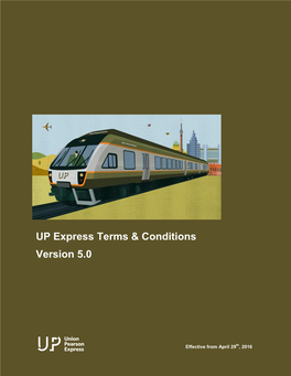 UP Express Terms and Conditions V5