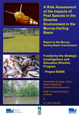 A Risk Assessment of the Impacts of Pest Species in the Riverine Environment in the Murray-Darling Basin