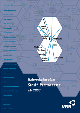 Nahverkehrsplan Stadt Pirmasens