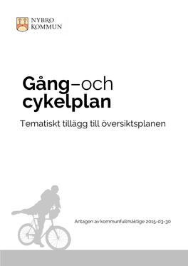Gång- Och Cykelplan Antagandehandling.Pub