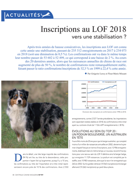 Article Centrale Canine Magazine Sur Le LOF En 2018