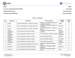 Avizat, Avizat, C.A. Al I.Ș.J. Argeș Din Data De 21.05.2021 D.S.P. Argeș Inspector Școlar General, Director Executiv, Prof