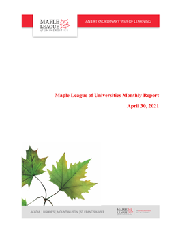 ML April Report 2021