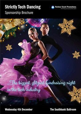 Strictly Tech Dancing Sponsorship Brochure