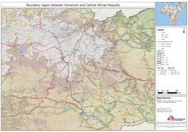 Boundary Region Between Cameroon and Central African Republic