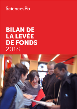 BILAN DE LA LEVÉE DE FONDS 2018 Sommaire