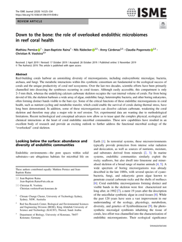 Down to the Bone: the Role of Overlooked Endolithic Microbiomes in Reef Coral Health