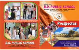 BD Public School Prospectus, Panapur Langa Vaishali
