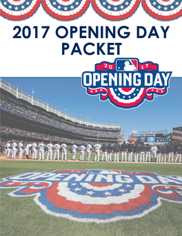 2017 Opening Day Packet