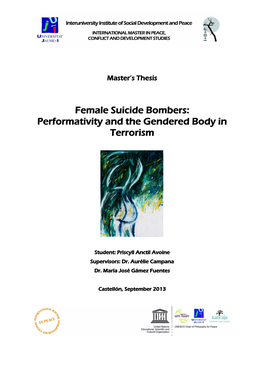 Female Suicide Bombers: Performativity and the Gendered Body in Terrorism