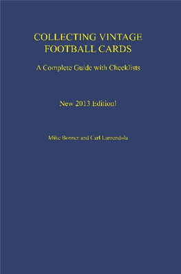 Collecting Vintage Football Cards a Complete Guide with Checklists