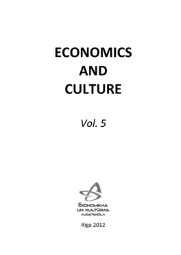 Economics and Culture