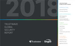 2018 Trustwave Global Security Report