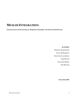 Muslim Integration