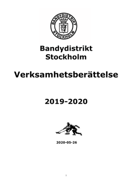 Verksamhetsberättelse