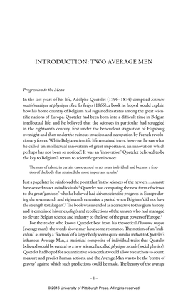 Introduction: Two Average Men