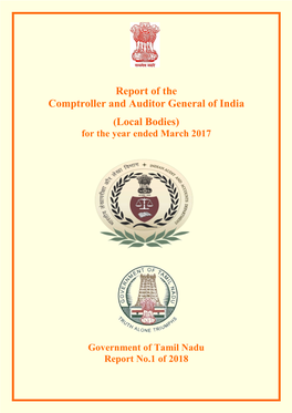 Report of the Comptroller and Auditor General of India (Local Bodies) for the Year Ended March 2017