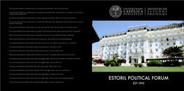 Estoril Political Forum