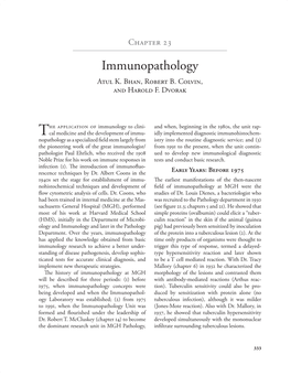 Immunopathology Atul K