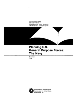 Planning U.S. General Purpose Forces: the Navy