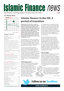 Islamic Finance in the UK: A