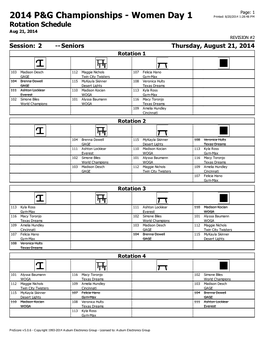 2014 P&G Championships