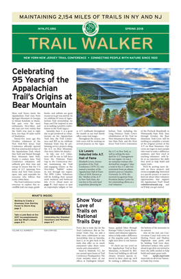 Celebrating 95 Years of the Appalachian Trail's Origins at Bear
