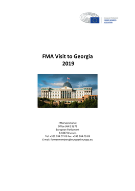 FMA Visit to Georgia 2019