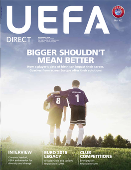 UEFA"Direct #162 (31.10.2016)