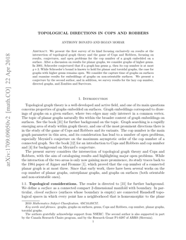 Arxiv:1709.09050V2 [Math.CO] 22 Apr 2018 Ticular, Once Rp.Setebo 1]Fra Nrdcint Osa Conjecture