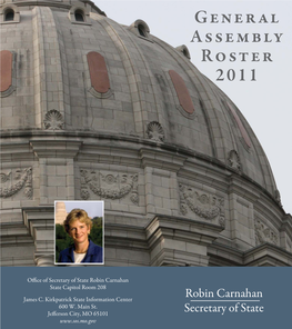 General Assembly Roster 2011