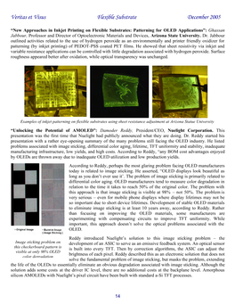 New Approaches in Inkjet Printing on Flexible Substrates