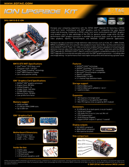 SKU: NM10-B-E-ION Features NM10-DTX Wifi