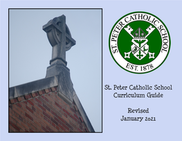 St. Peter Catholic School Curriculum Guide Revised January 2021