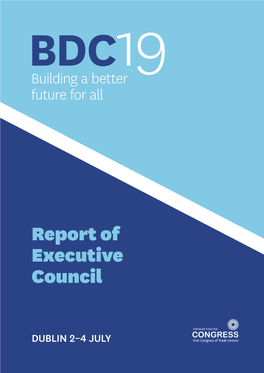 Report of Executive Council