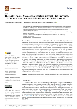 The Late Triassic Molasse Deposits in Central Jilin Province,NE China