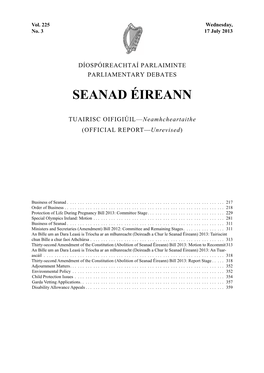 Seanad Éireann