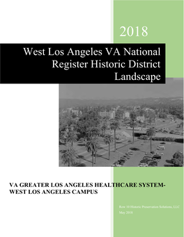 West Los Angeles Veterans Affairs National Register Historic District (WLA VA NRHD), 2