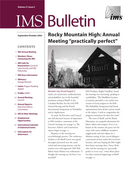 IMS Bulletin