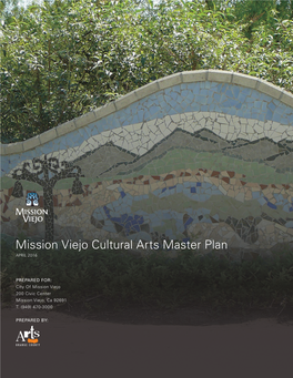 Cultural Arts Master Plan APRIL 2016