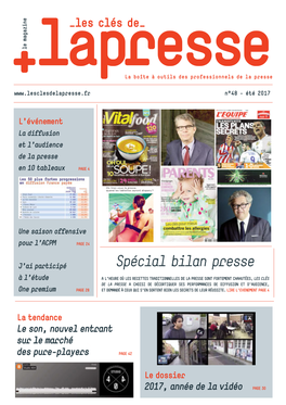 Spécial Bilan Presse