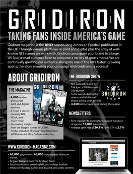 Gridiron Media Pack